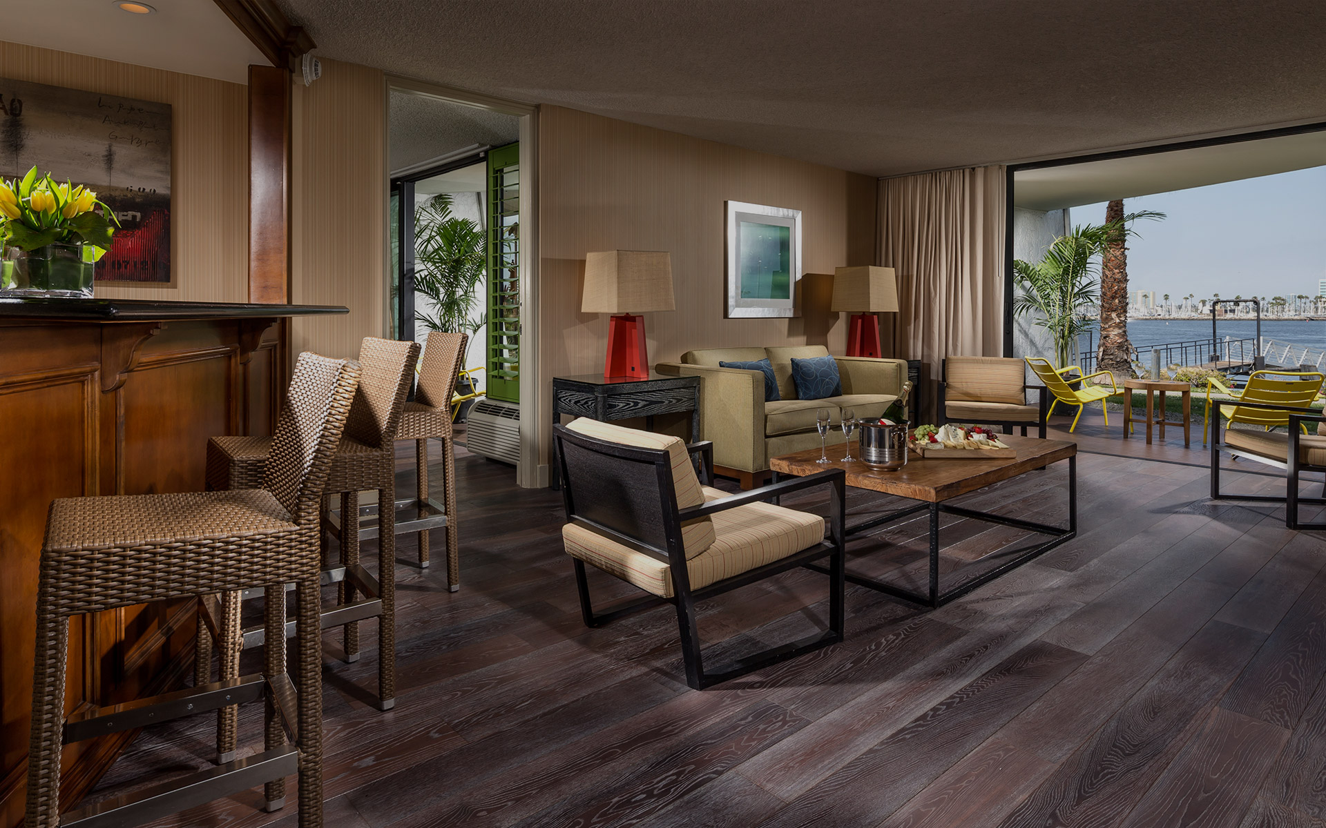 Water View King Suite Hotel Maya Long Beach, CA Hotels